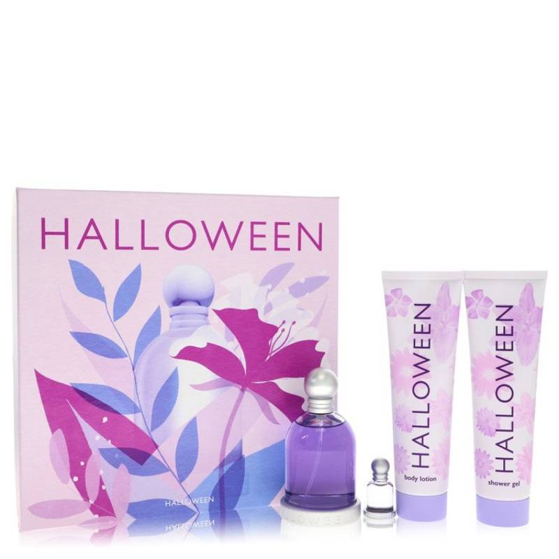 Jesus Del Pozo Halloween Gift Set -- 101 ml Eau De Toilette Spray + 148 ml Body Lotion + 148 ml Shower Gel + 5 ml Mini EDT von Jesus Del Pozo