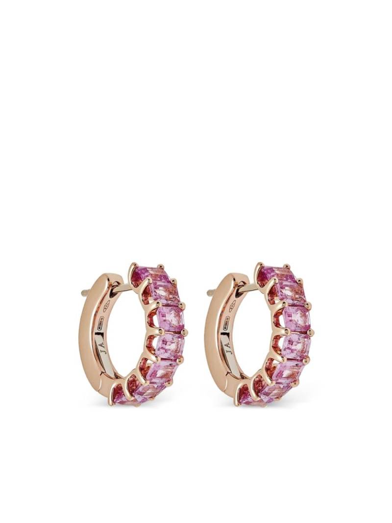 Jewels Aficionado 18kt rose gold pink sapphire earrings von Jewels Aficionado