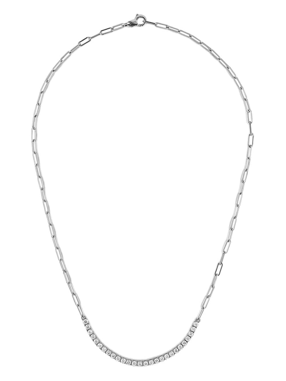 Jewels Aficionado 18kt white gold diamond necklace - Silver von Jewels Aficionado