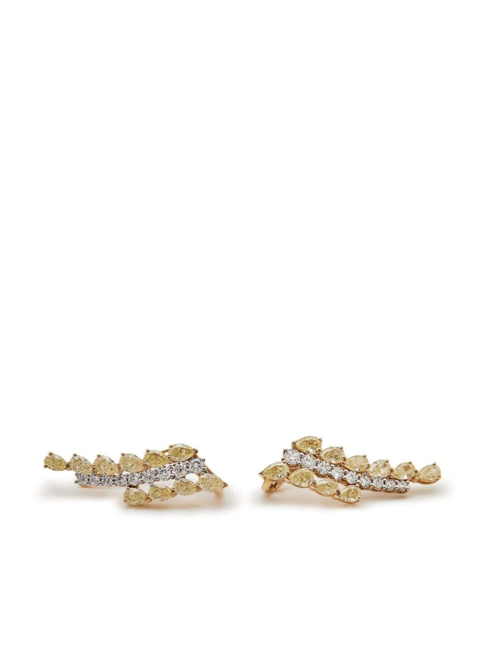 Jewels Aficionado 18kt yellow gold diamond ear climbers von Jewels Aficionado