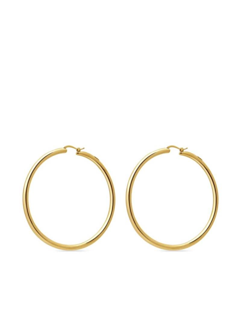 Jewels Aficionado 18kt yellow gold large-hoop earrings von Jewels Aficionado