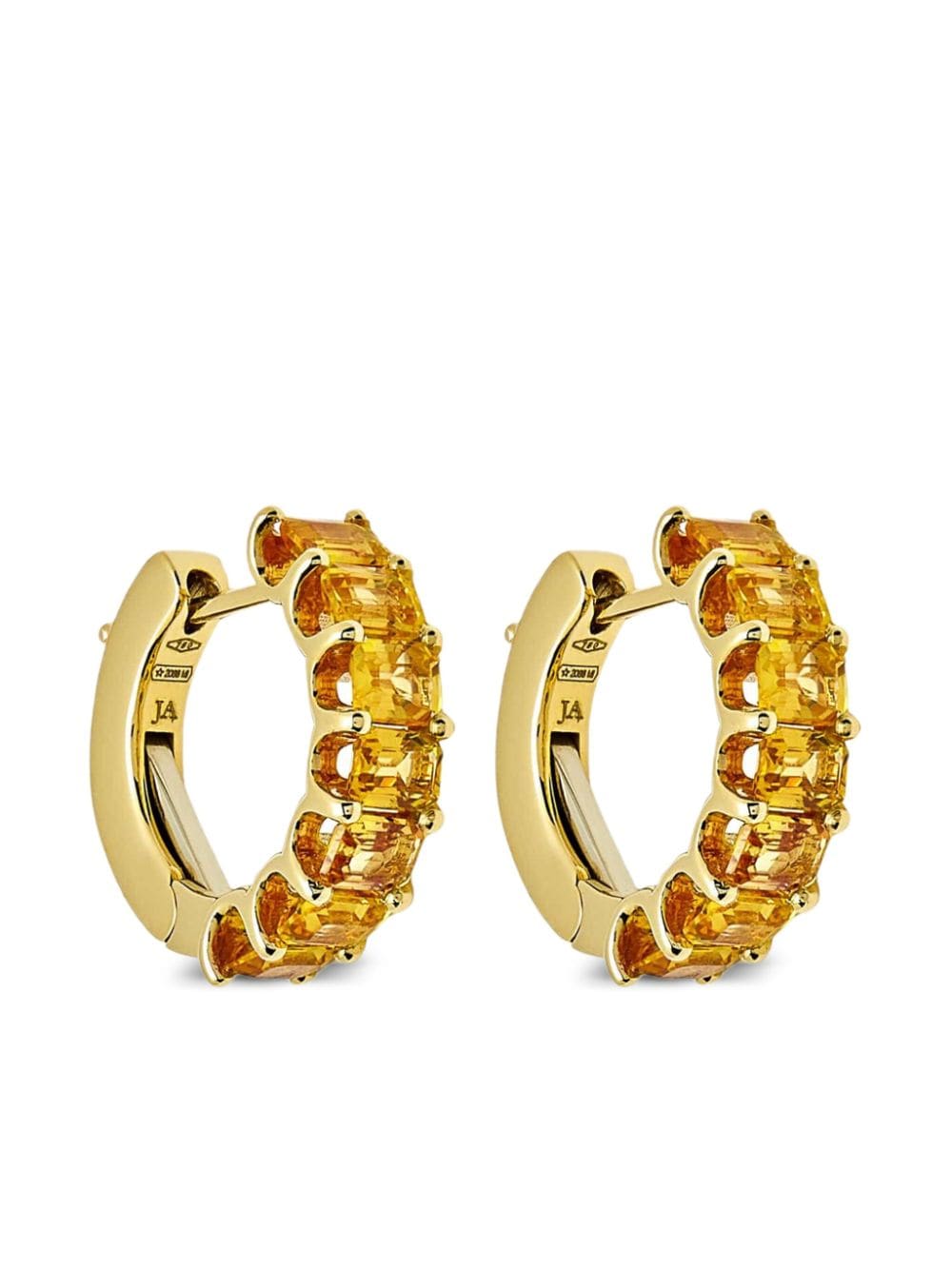 Jewels Aficionado 18kt yellow gold sapphire earrings von Jewels Aficionado