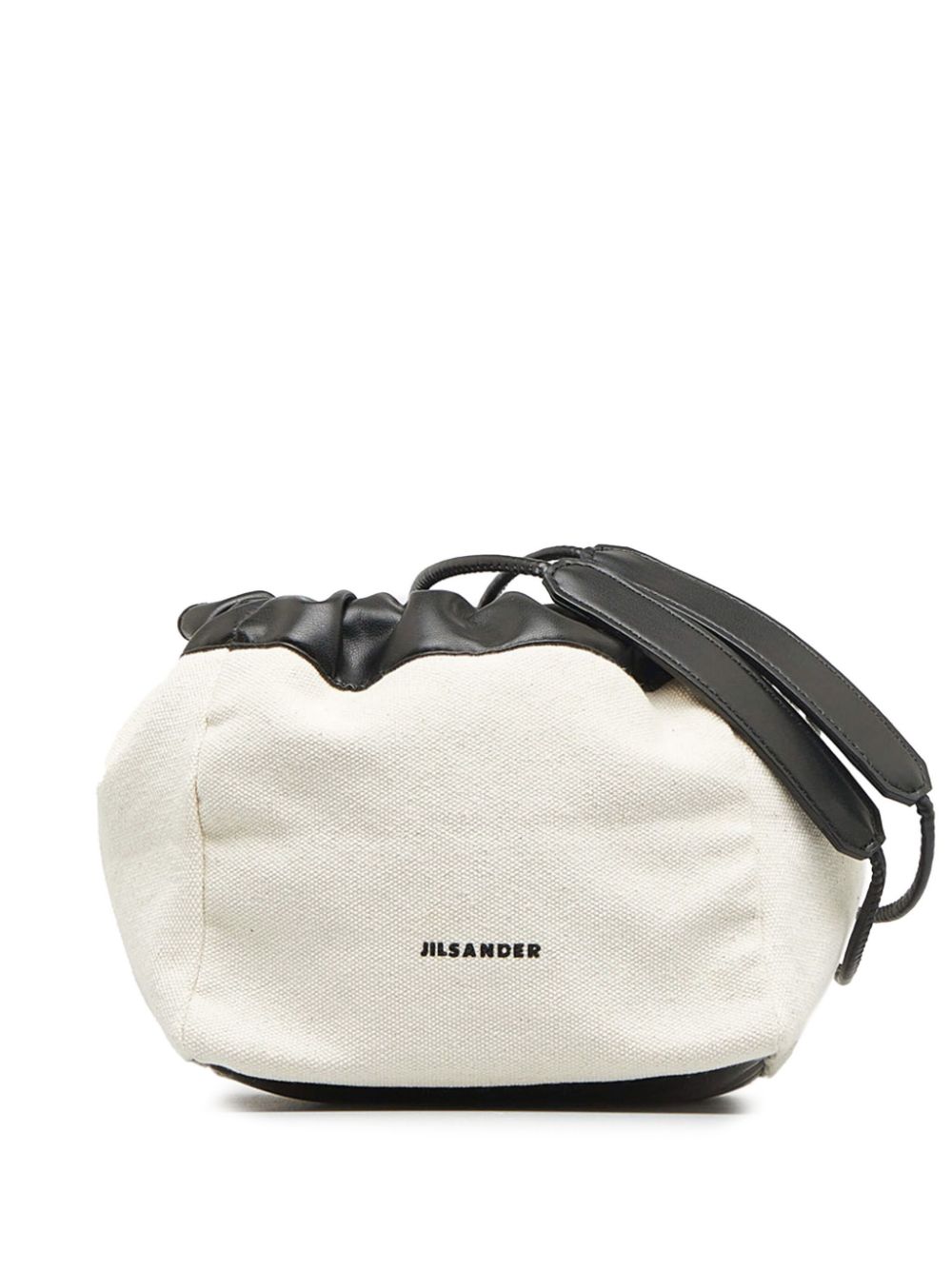 Jil Sander Pre-Owned 2020-2021 mini Dumpling bucket shoulder bag - White von Jil Sander Pre-Owned