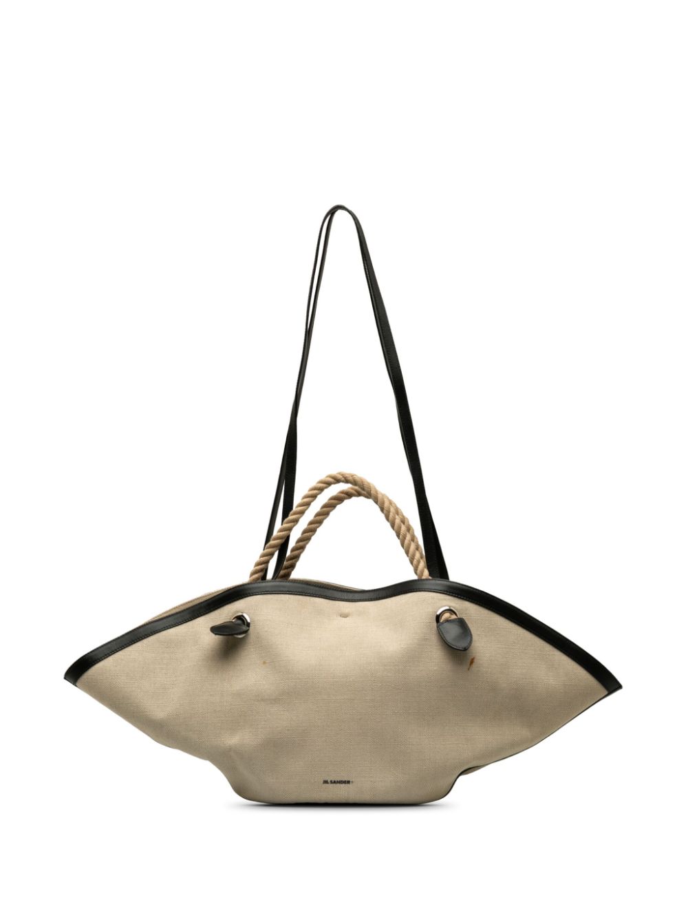 Jil Sander Pre-Owned 2020-2023 Jil Sander Canvas Sombrero Satchel - Brown von Jil Sander Pre-Owned