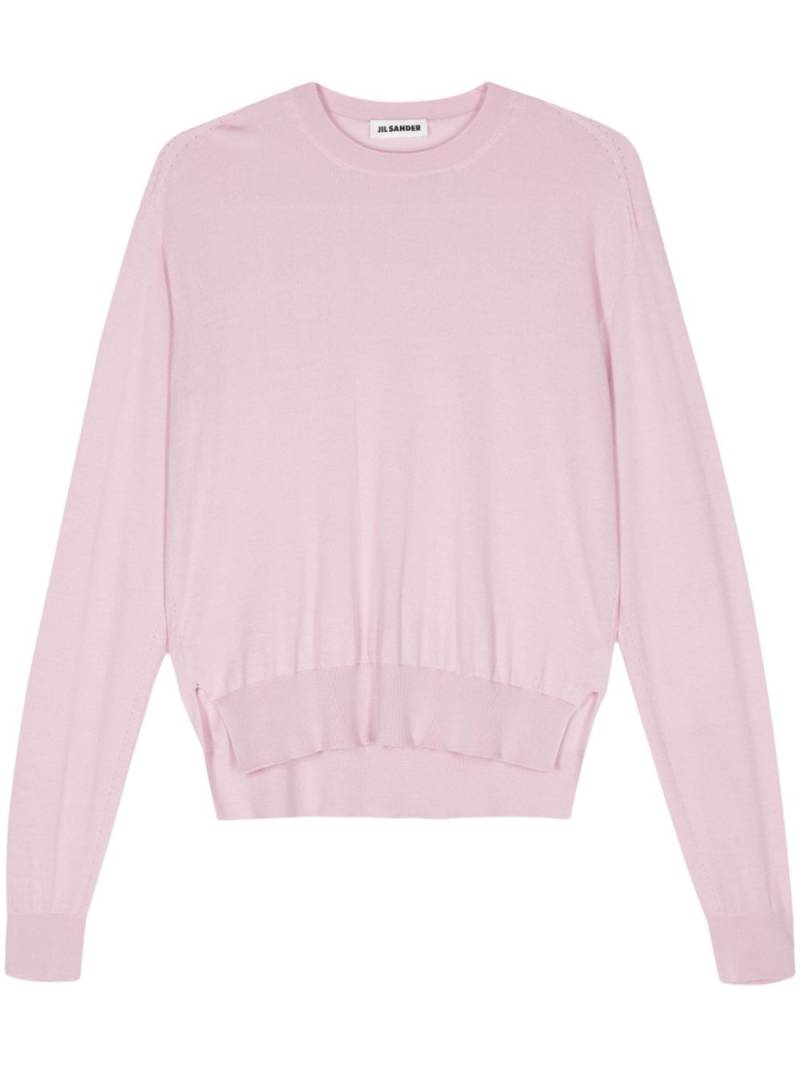 Jil Sander Pre-Owned fine-knit cashmere jumper - Pink von Jil Sander Pre-Owned