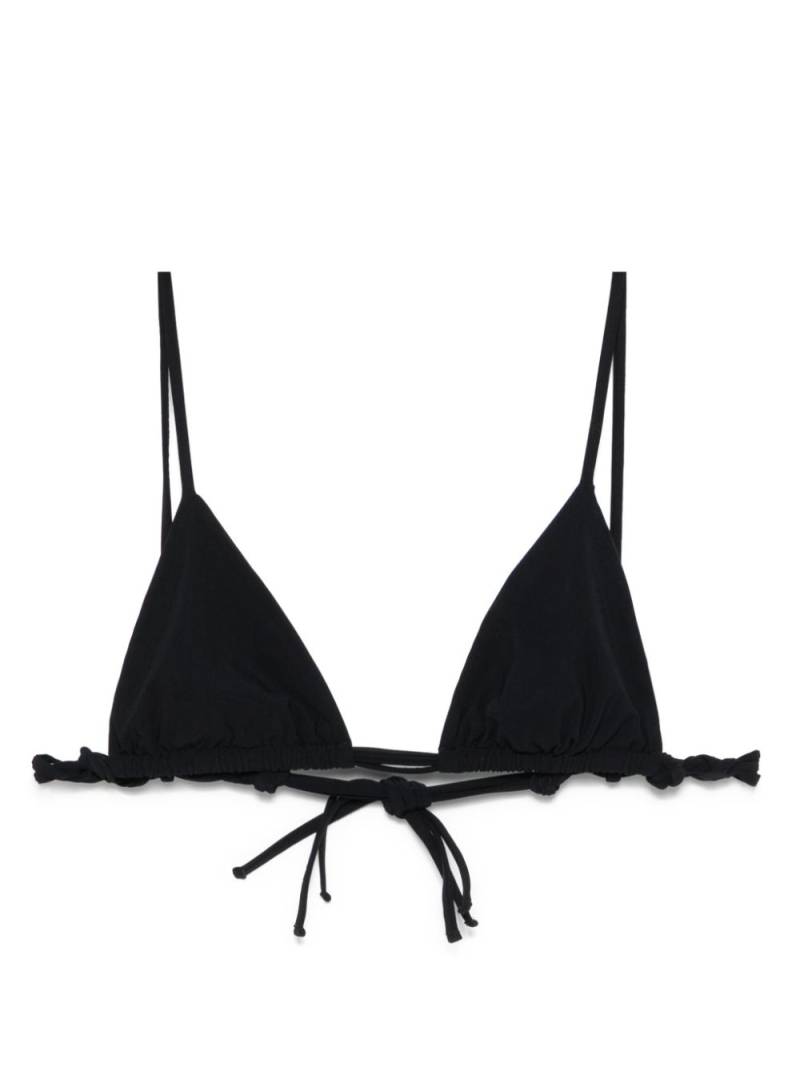 Jil Sander + braid-detail bikini top - Black von Jil Sander