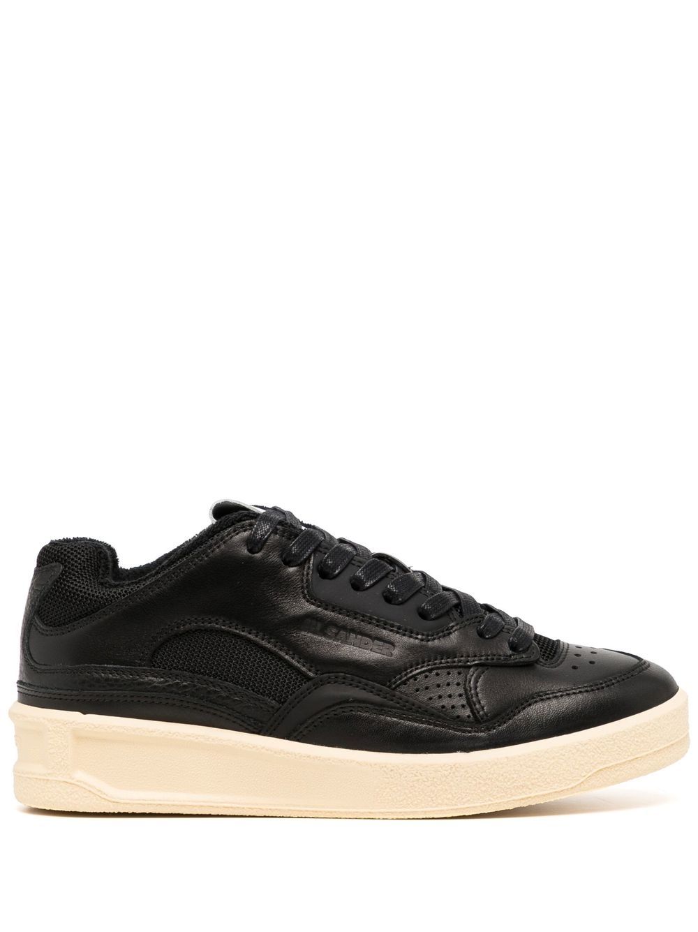 Jil Sander Basket low-top sneakers - Black von Jil Sander