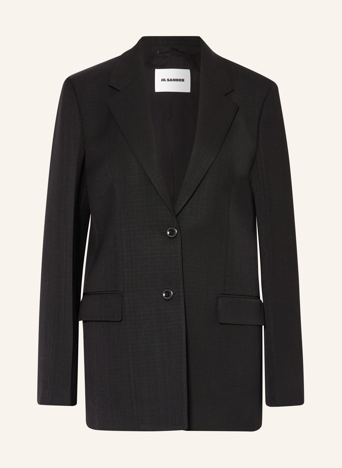 Jil Sander Blazer Mit Seide schwarz Jil Sander Blazer Mit Seide schwarz von Jil Sander