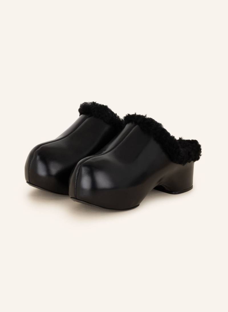 Jil Sander Clogs schwarz von Jil Sander