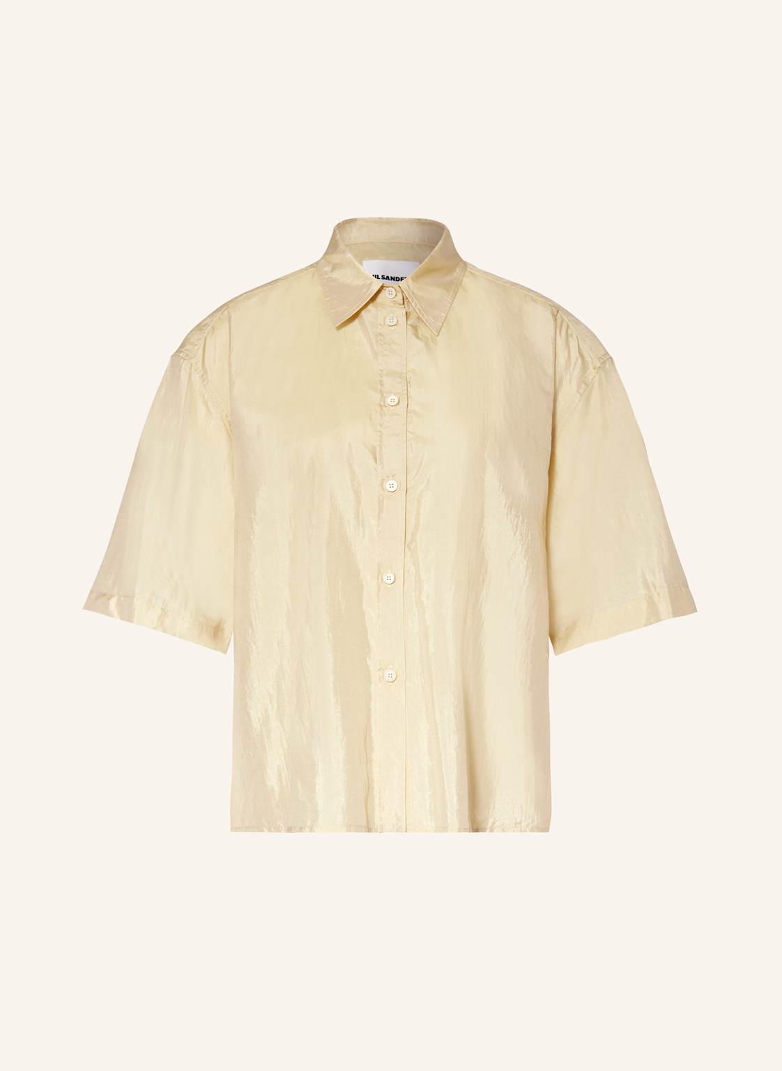 Jil Sander Cropped-Hemdbluse Mit Seide beige Jil Sander Cropped-Hemdbluse Mit Seide beige von Jil Sander