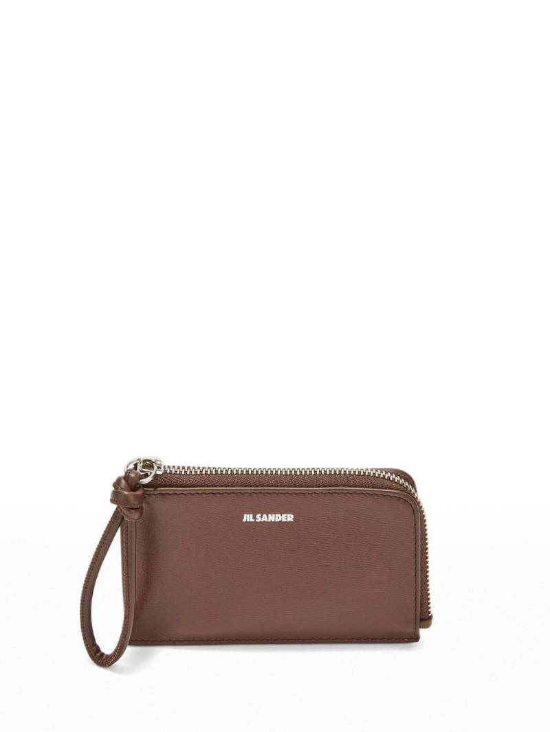 Jil Sander Giro purse - Brown von Jil Sander