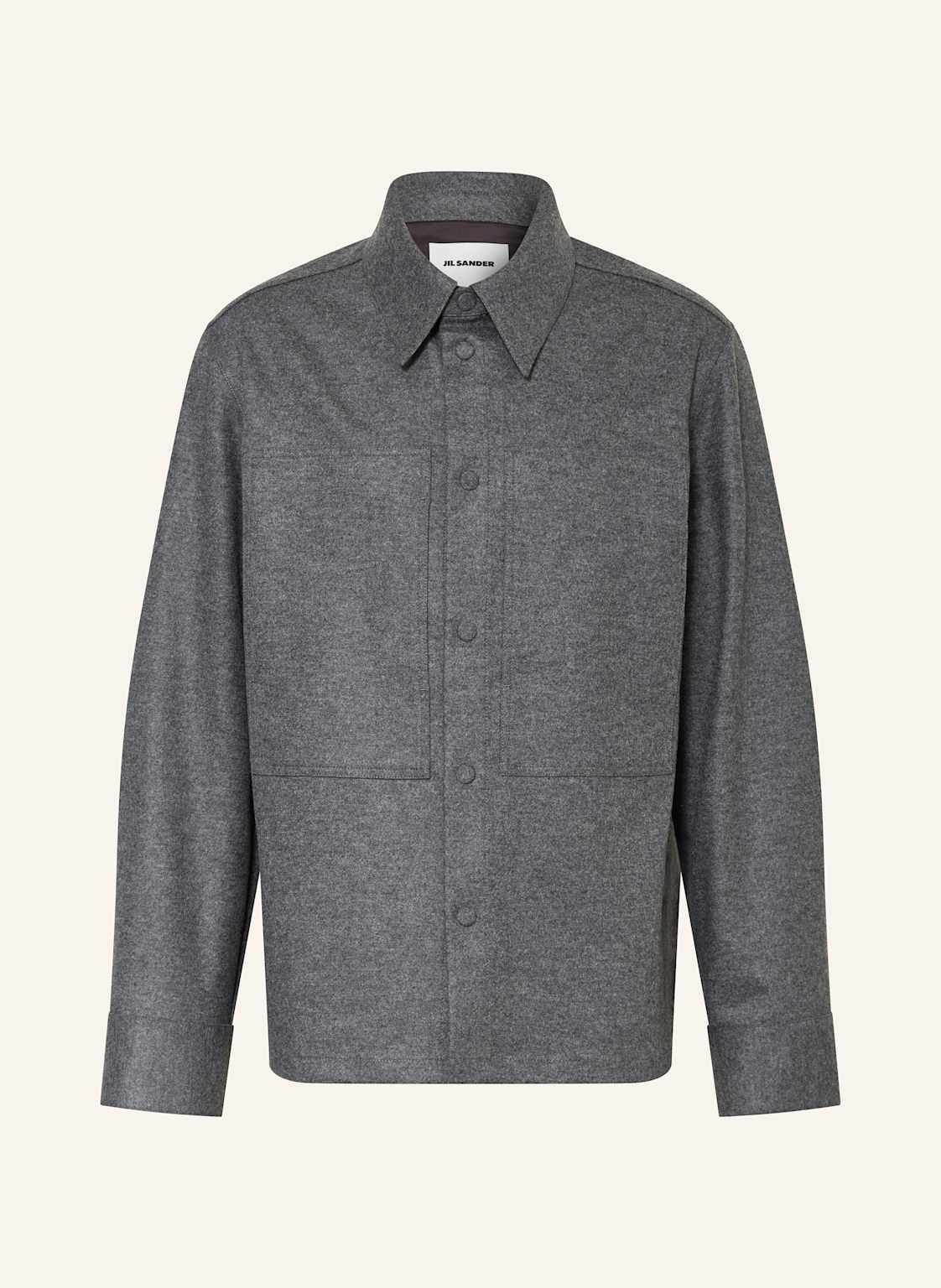 Jil Sander Hemd Comfort Fit grau Jil Sander Hemd Comfort Fit grau von Jil Sander