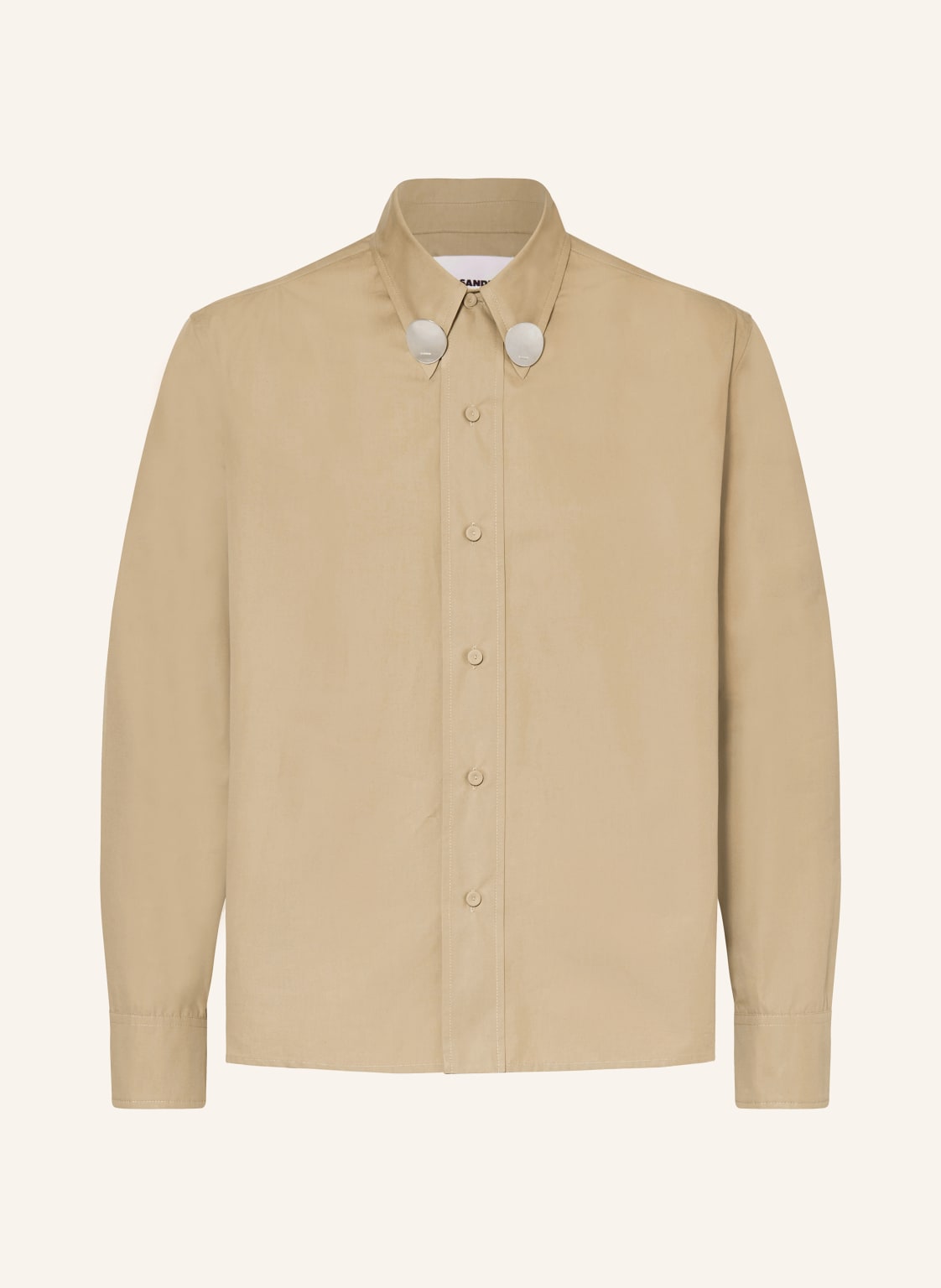 Jil Sander Hemd Regular Fit beige von Jil Sander