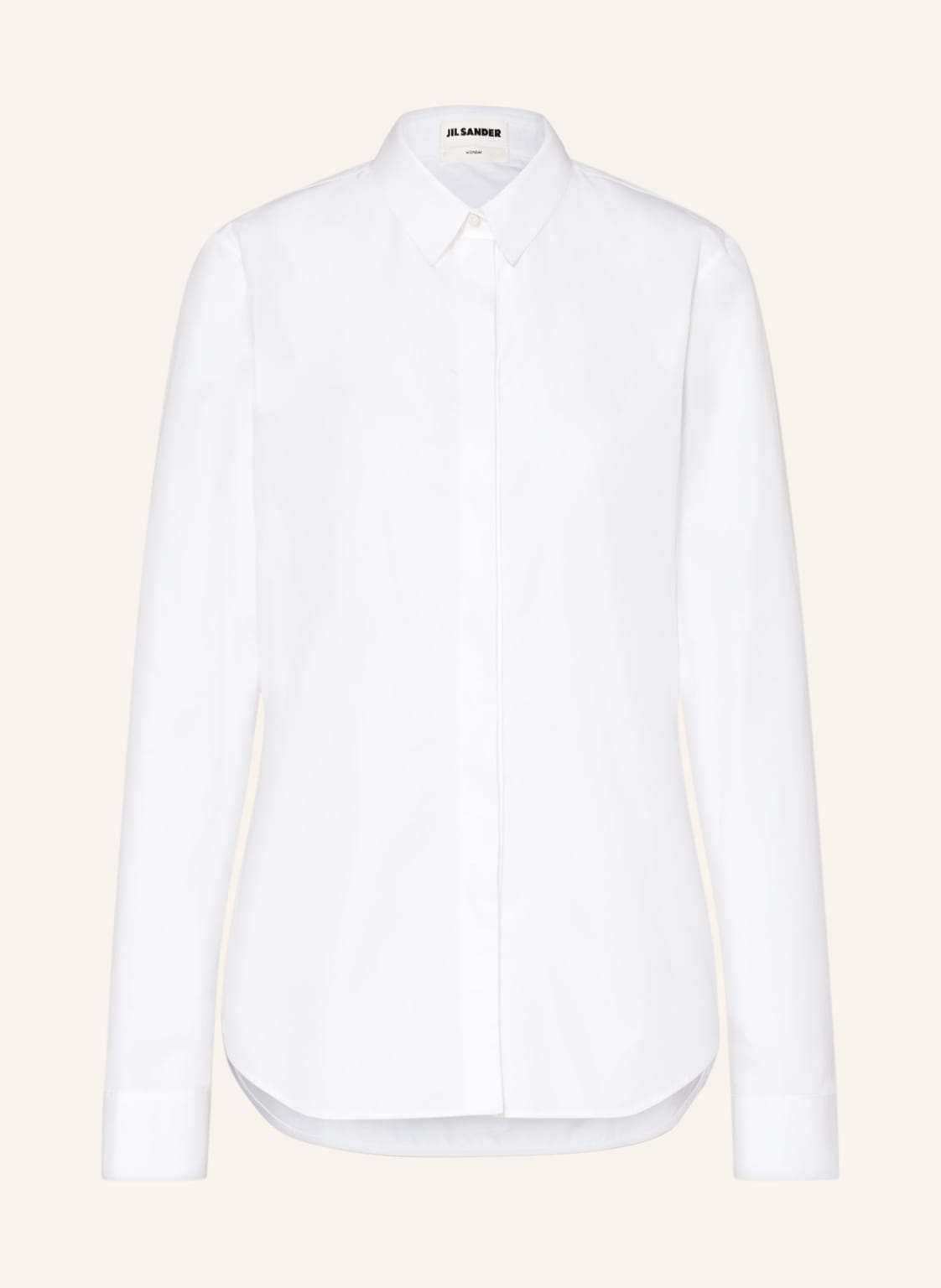 Jil Sander Hemdbluse weiss Jil Sander Hemdbluse weiss von Jil Sander