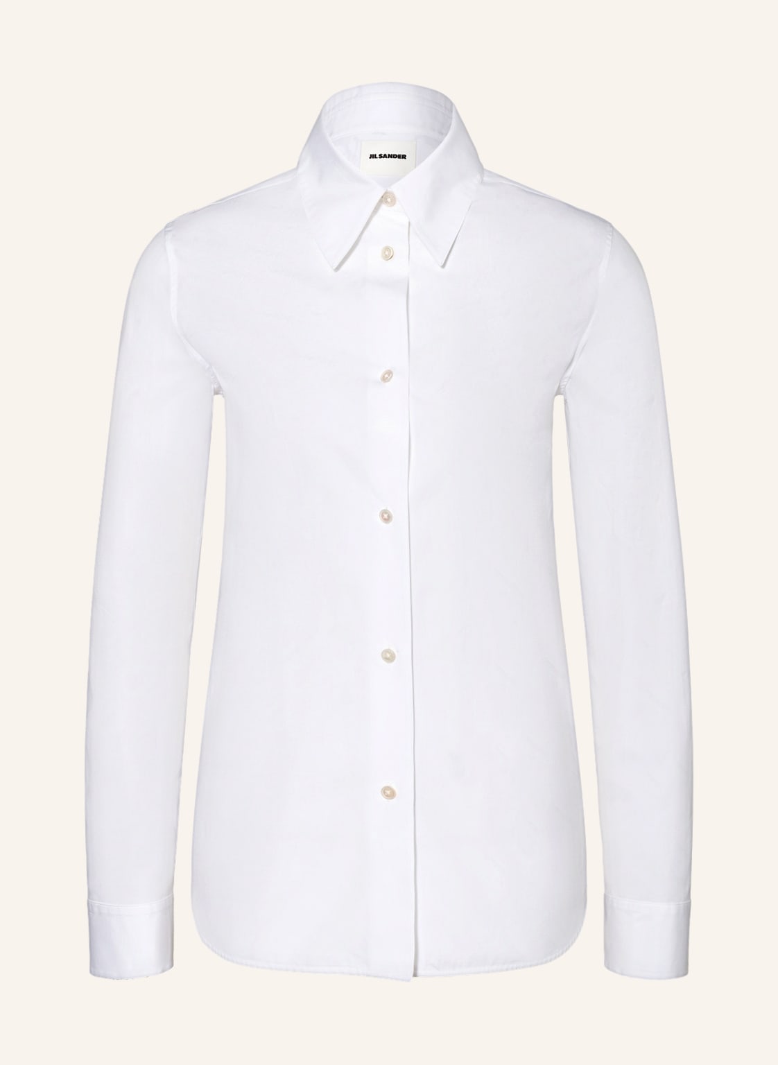 Jil Sander Hemdbluse weiss Jil Sander Hemdbluse weiss von Jil Sander