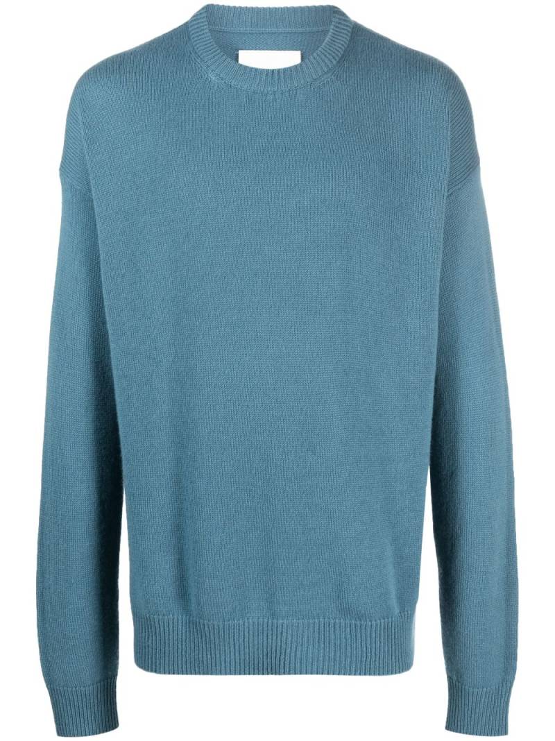 Jil Sander crew-neck cashmere jumper - Blue von Jil Sander