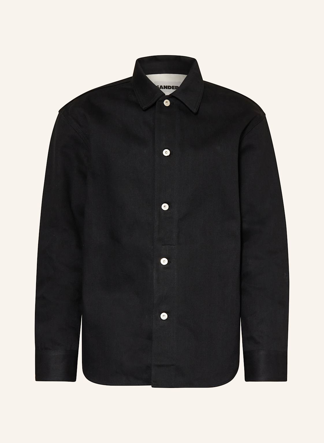 Jil Sander Jeans-Overshirt schwarz Jil Sander Jeans-Overshirt schwarz von Jil Sander