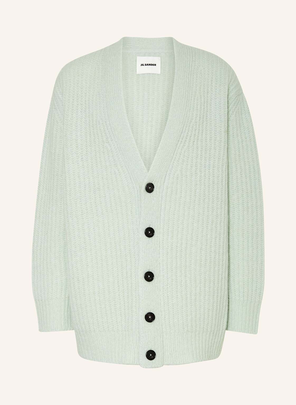 Jil Sander Oversized-Strickjacke Aus Mohair gruen Jil Sander Oversized-Strickjacke Aus Mohair gruen von Jil Sander