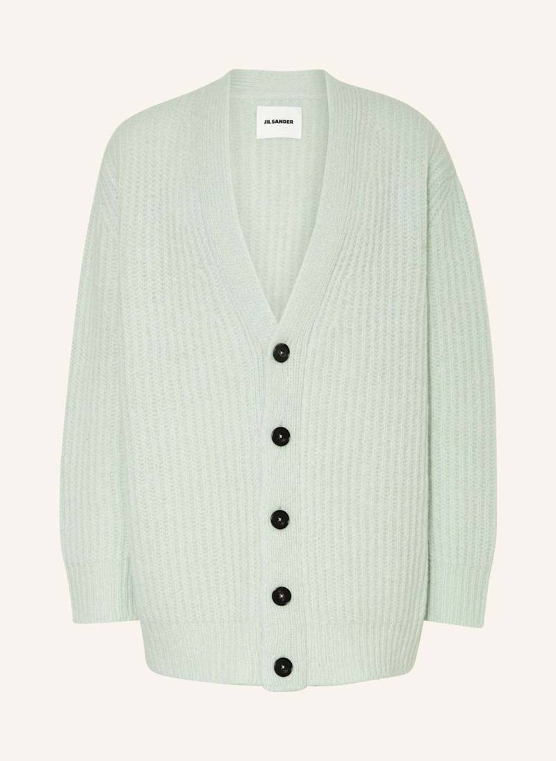 Jil Sander Oversized-Strickjacke Aus Mohair gruen von Jil Sander