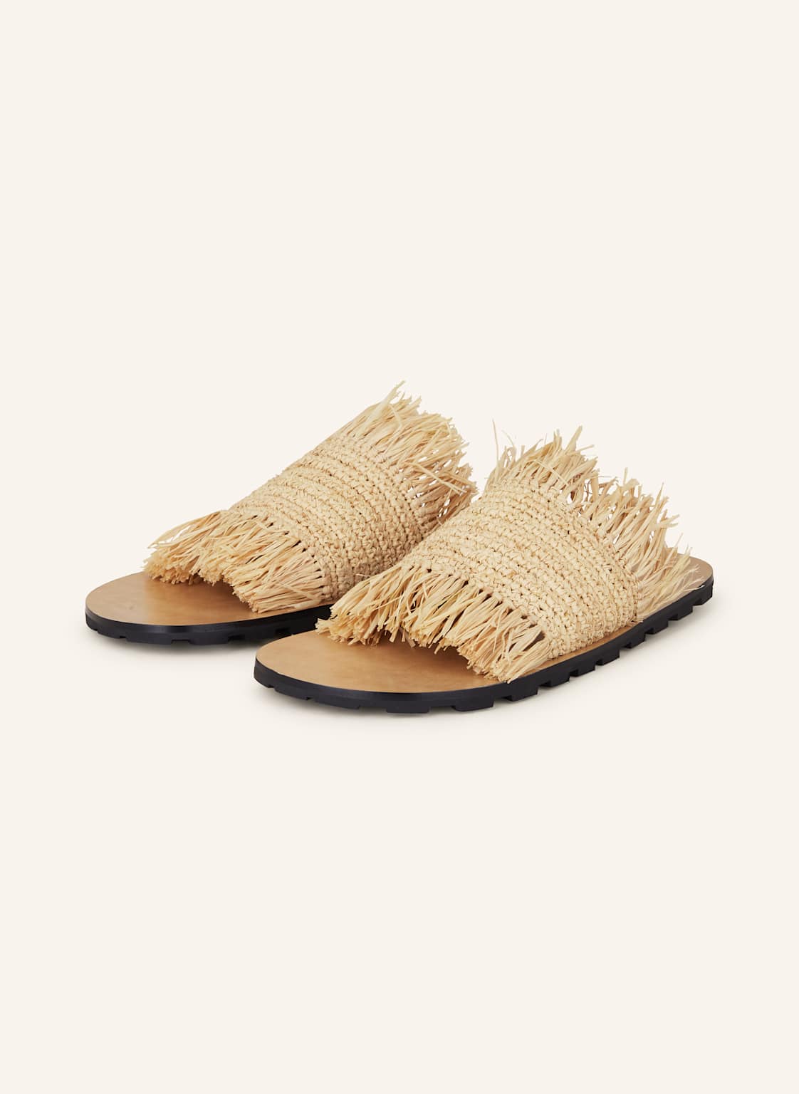 Jil Sander Pantoletten beige Jil Sander Pantoletten beige von Jil Sander