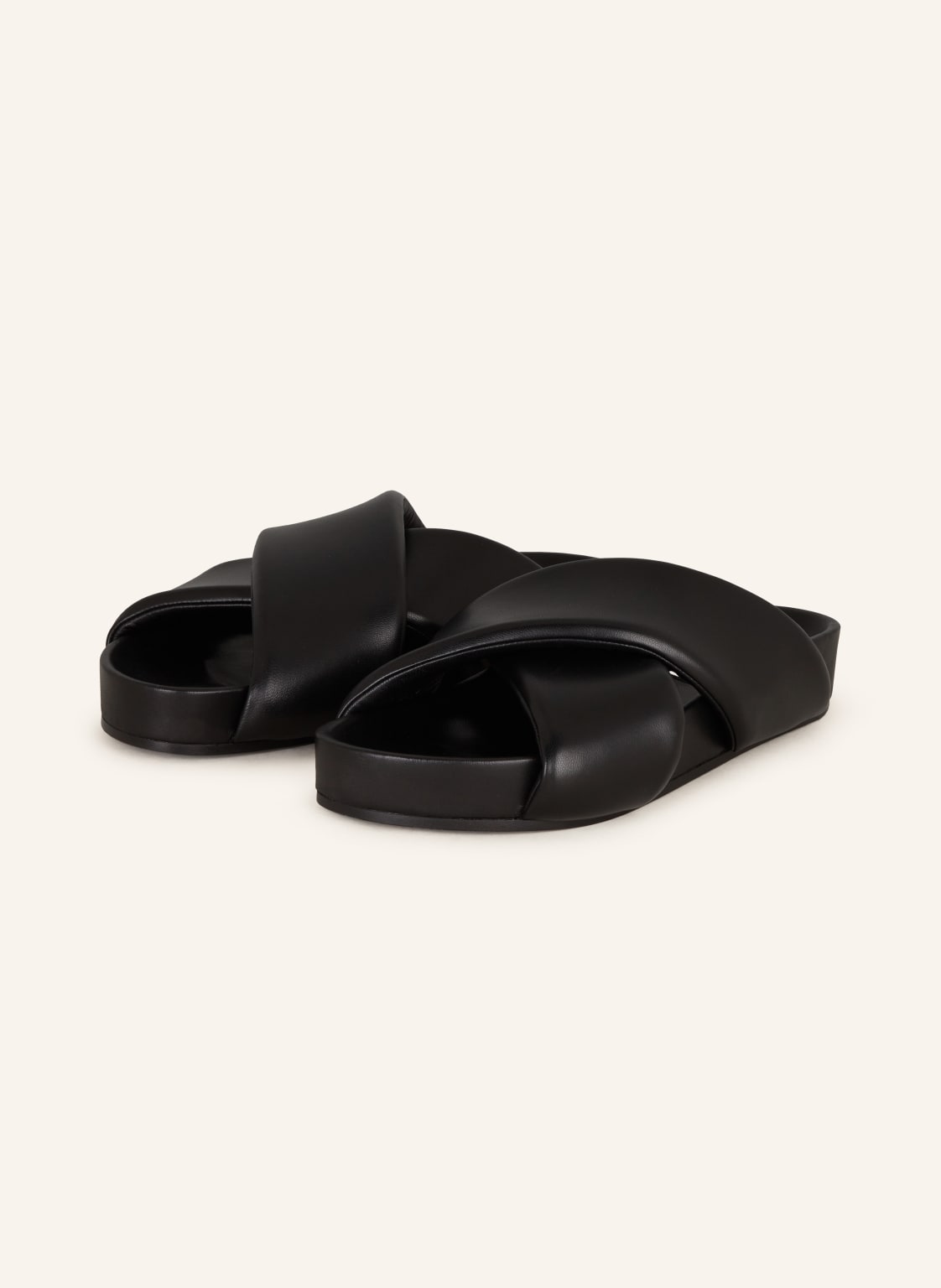 Jil Sander Pantoletten schwarz Jil Sander Pantoletten schwarz von Jil Sander
