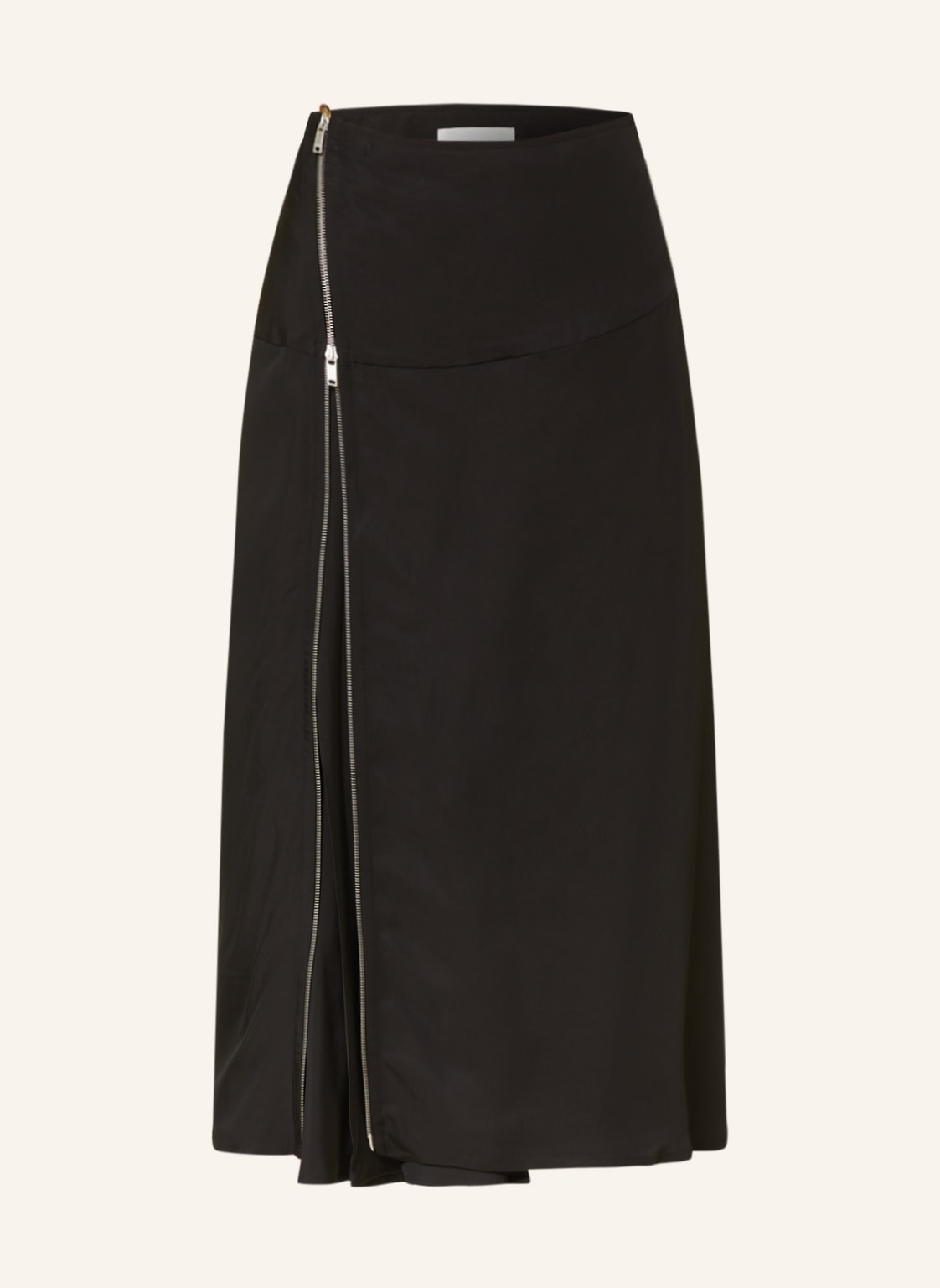 Jil Sander Rock Mit Seide schwarz Jil Sander Rock Mit Seide schwarz von Jil Sander