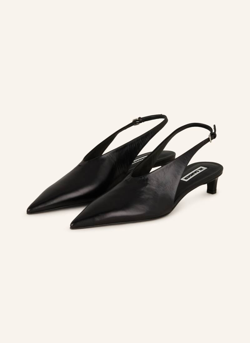 Jil Sander Slingpumps schwarz von Jil Sander