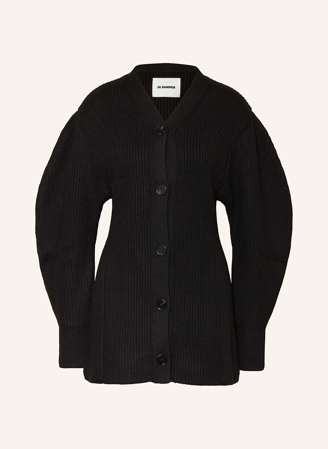Jil Sander Strickjacke schwarz Jil Sander Strickjacke schwarz von Jil Sander