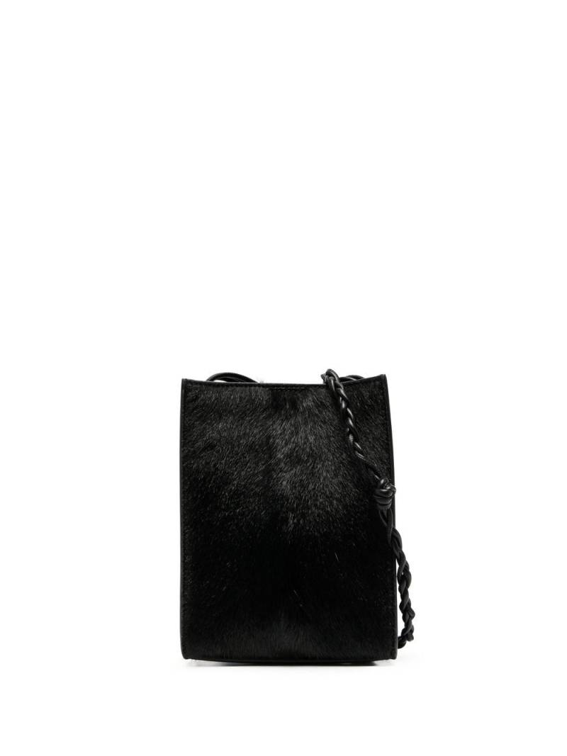 Jil Sander Tangle calf hair mini bag - Black von Jil Sander