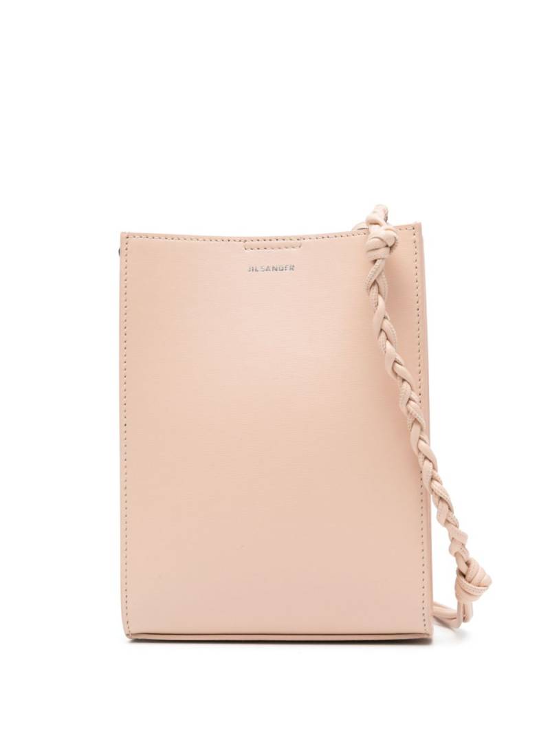 Jil Sander Tangle leather crossbody bag - Pink von Jil Sander