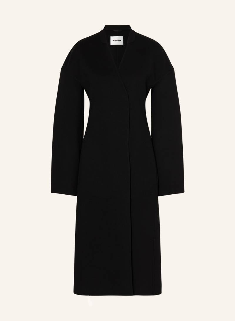 Jil Sander Wollmantel schwarz von Jil Sander