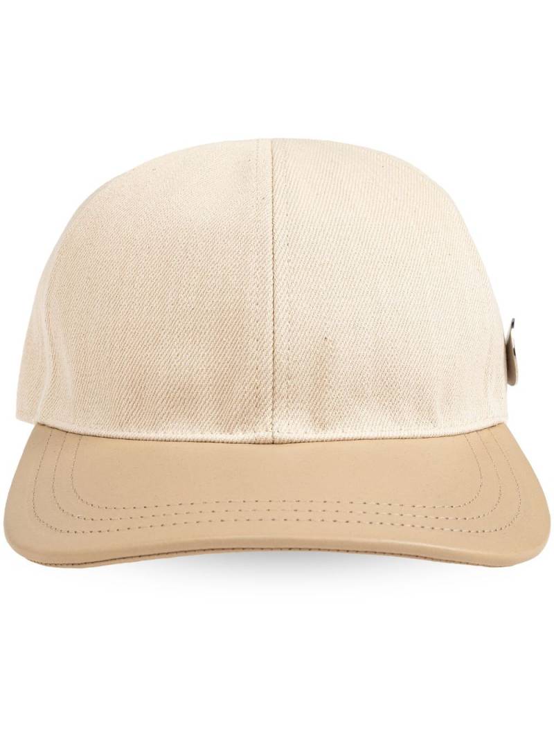 Jil Sander adjustable cotton cap - Neutrals von Jil Sander