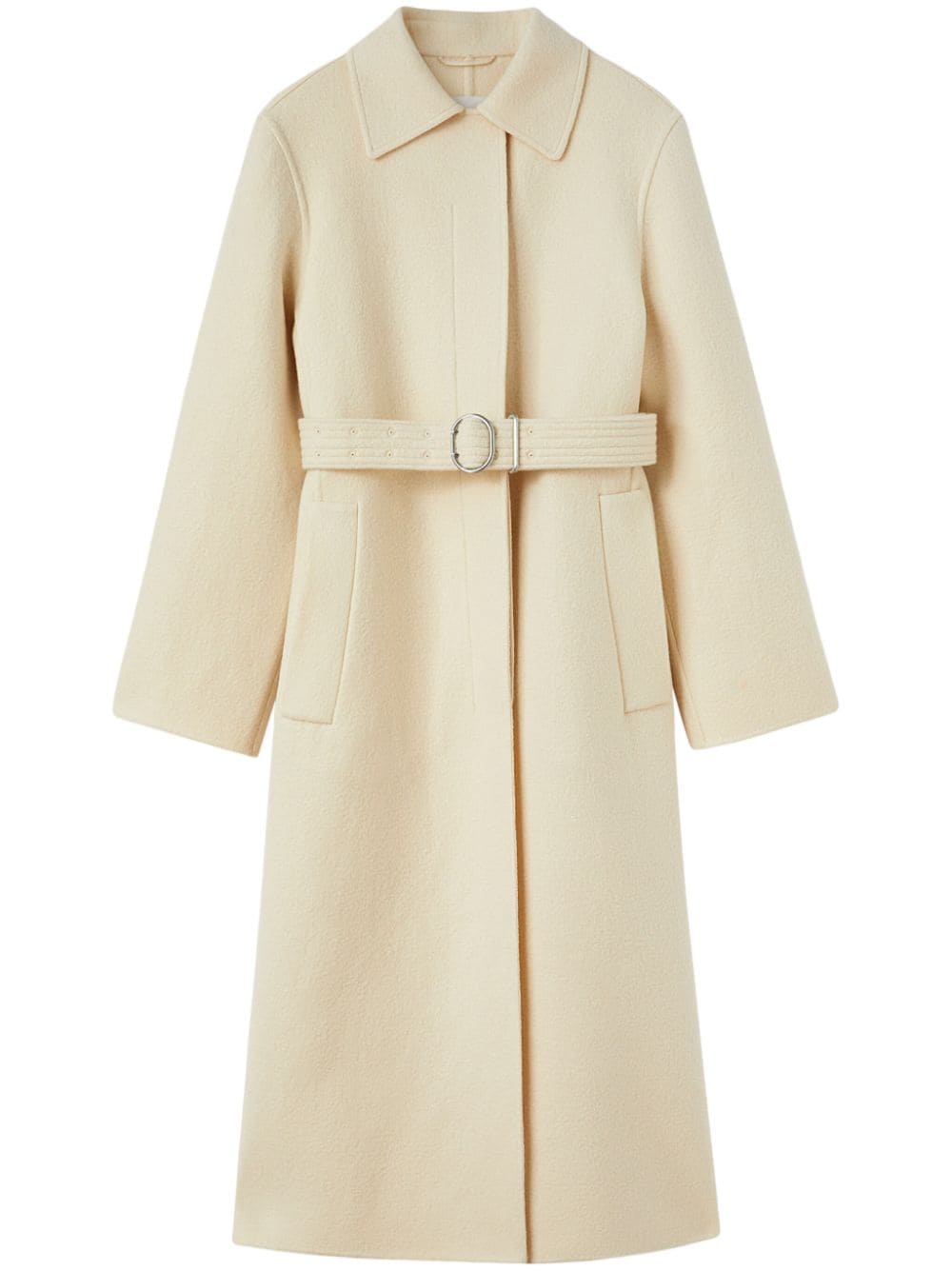 Jil Sander belted virgin wool coat - Neutrals von Jil Sander