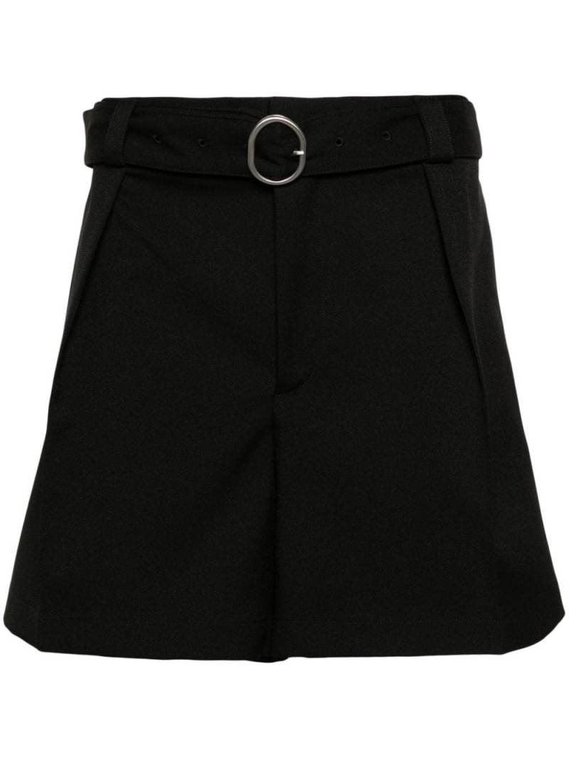 Jil Sander belted wide-leg shorts - Black von Jil Sander