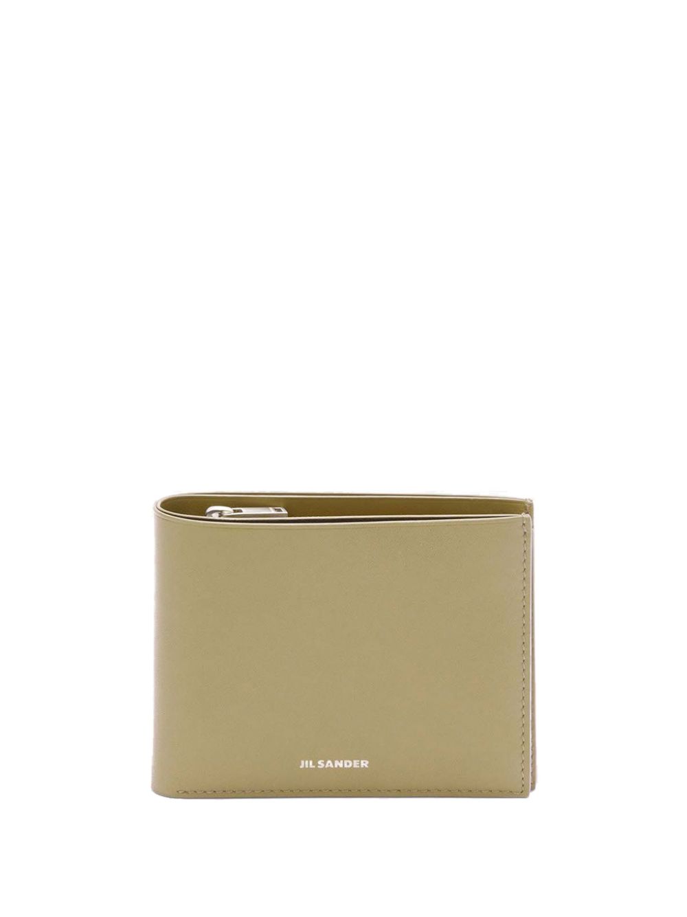 Jil Sander bi-fold logo-debossed leather wallet - Neutrals von Jil Sander