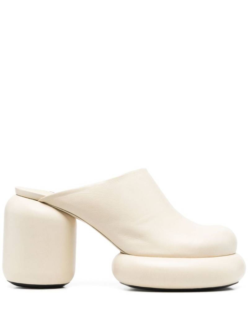 Jil Sander block-heel slip-on mules - Neutrals von Jil Sander