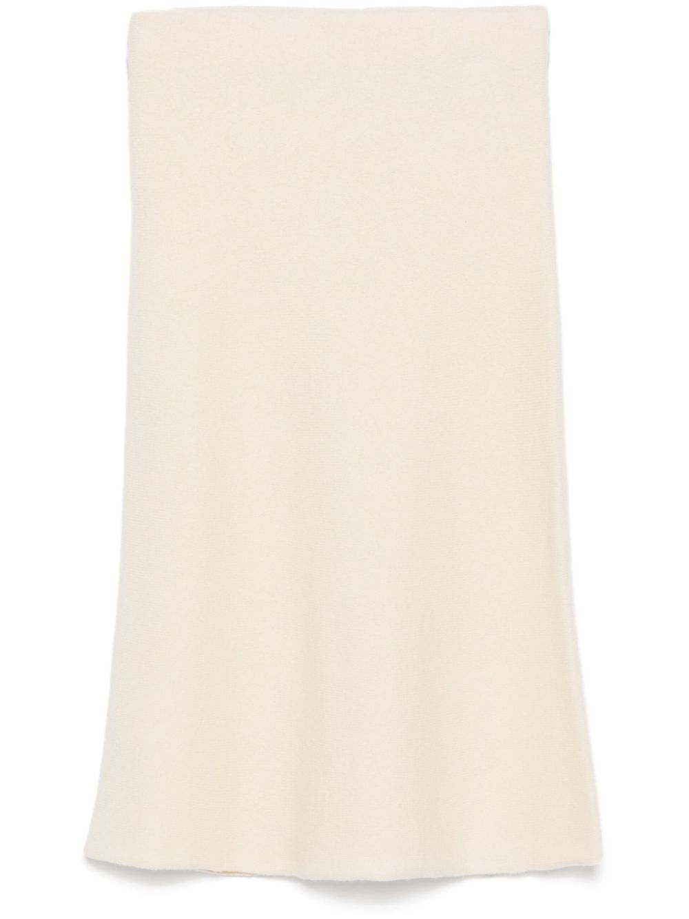 Jil Sander boiled wool midi skirt - Neutrals von Jil Sander