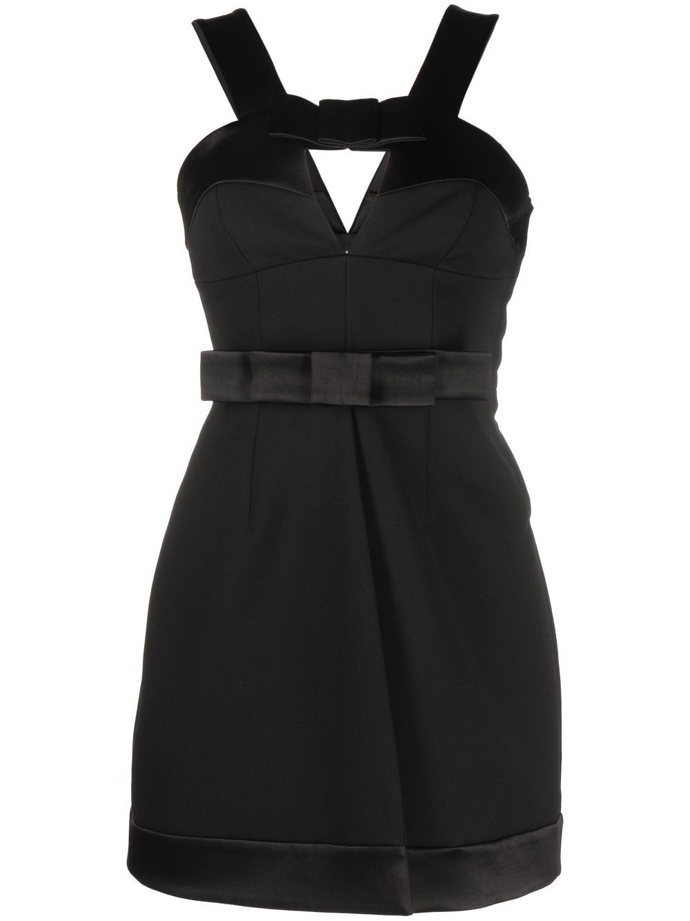 Jil Sander bow-detail mini dress - Black von Jil Sander