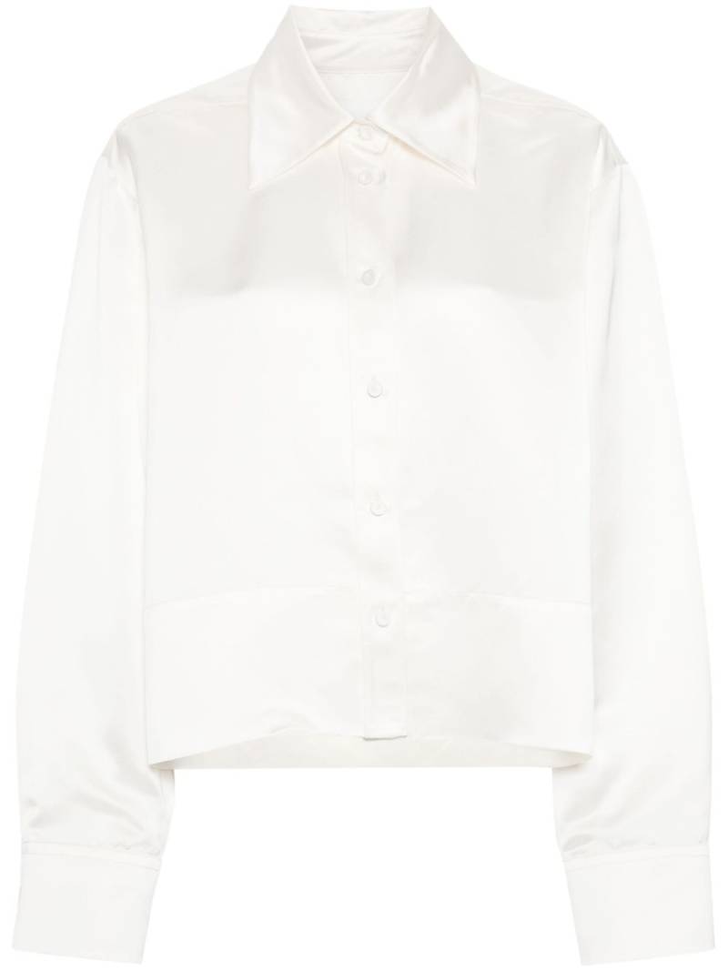 Jil Sander box-pleat shirt - White von Jil Sander