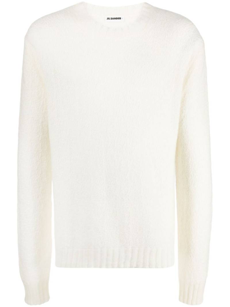 Jil Sander brushed mohair-blend jumper - Neutrals von Jil Sander