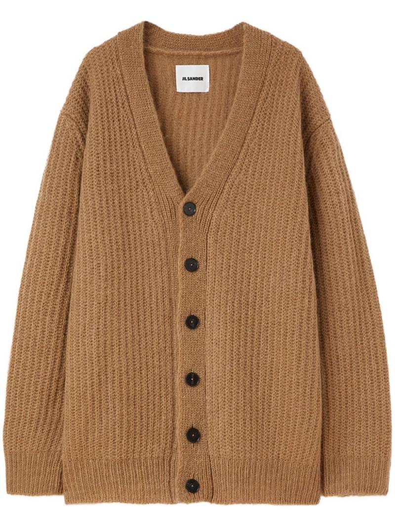 Jil Sander buttoned-up cardigan - Brown von Jil Sander