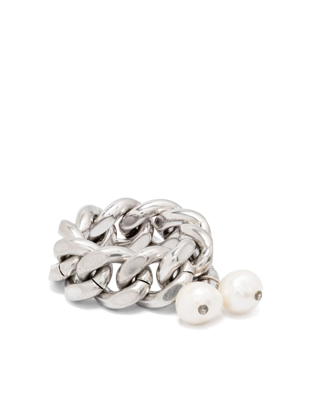 Jil Sander chain ring - Silver von Jil Sander