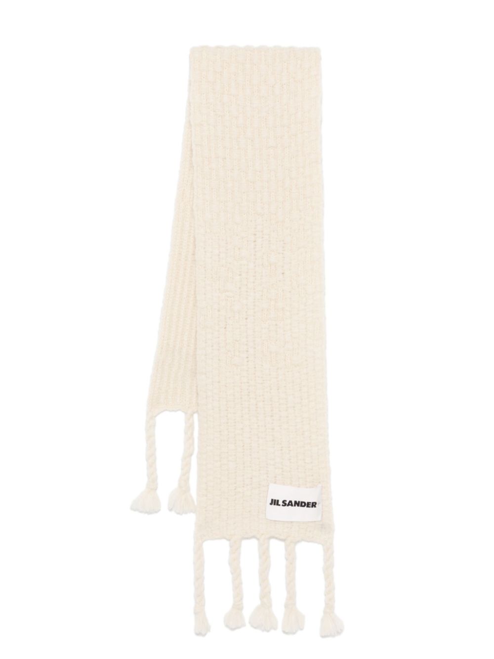 Jil Sander chunky-knit scarf - Neutrals von Jil Sander