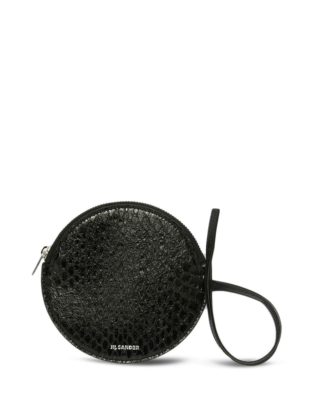 Jil Sander circle-shaped pouch purse - Black von Jil Sander