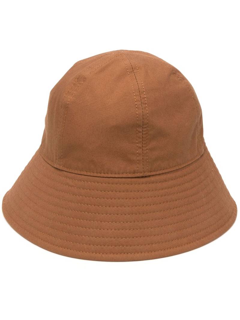 Jil Sander cotton bucket hat - Brown von Jil Sander