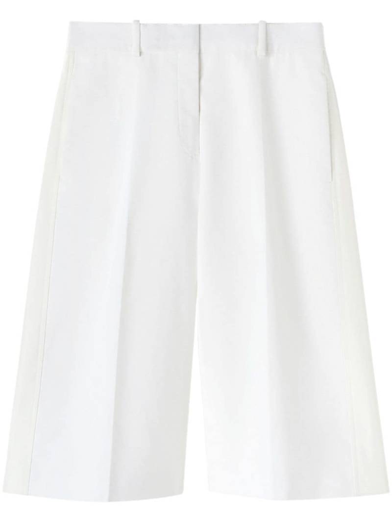 Jil Sander cotton tailored Bermuda shorts - White von Jil Sander