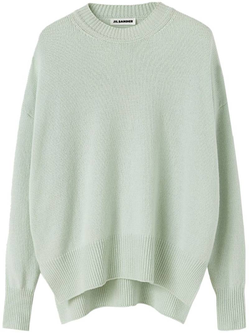 Jil Sander crew-neck cashmere jumper - Green von Jil Sander