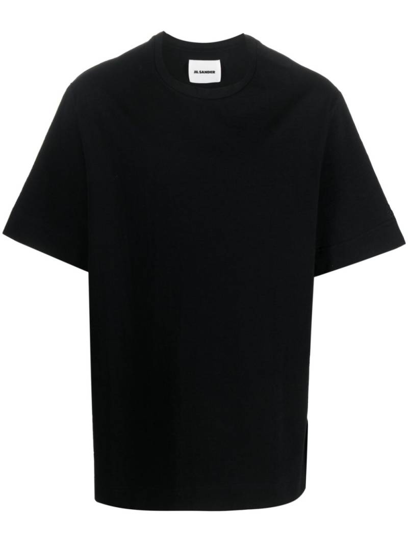 Jil Sander crew-neck cotton T-shirt - Black von Jil Sander