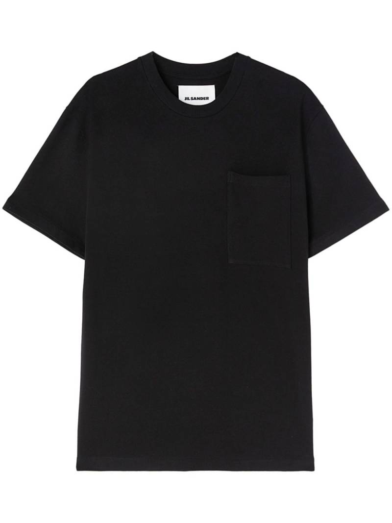 Jil Sander crew-neck cotton T-shirt - Black von Jil Sander