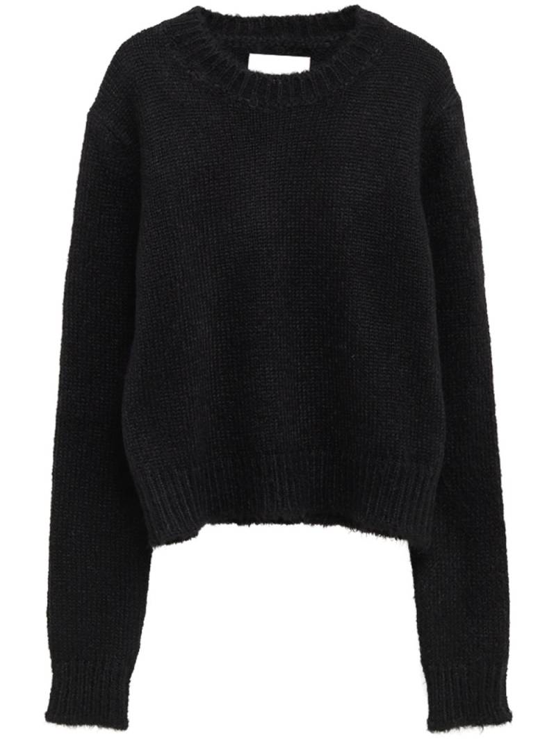 Jil Sander crew-neck jumper - Black von Jil Sander